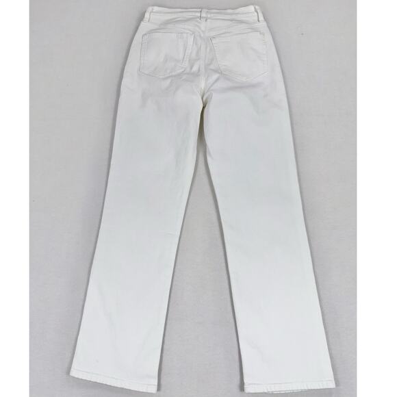 J Crew Women's Classic Straight Leg Jean Size 26 White - Picture 8 of 16
